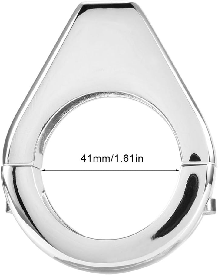 Blinkerhalter Motorrad,Blinkerhalterung Motorrad,Motorrad Blinker Relocator Gabelklemmen Aluminiumle