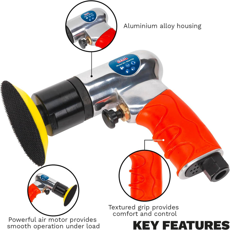 SEALEY gsa722 Mini Air Polierer