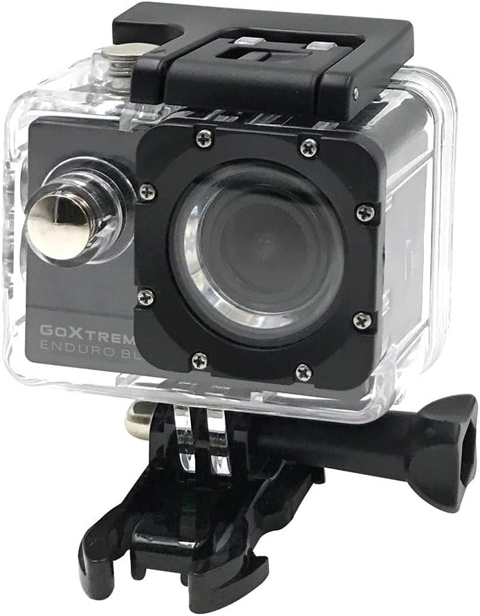 GoXtreme Enduro Black Action Kamera (4K, Real 2, 7K@30fps, FullHD bis 60fps, inkl. Fernbedienung, 2"