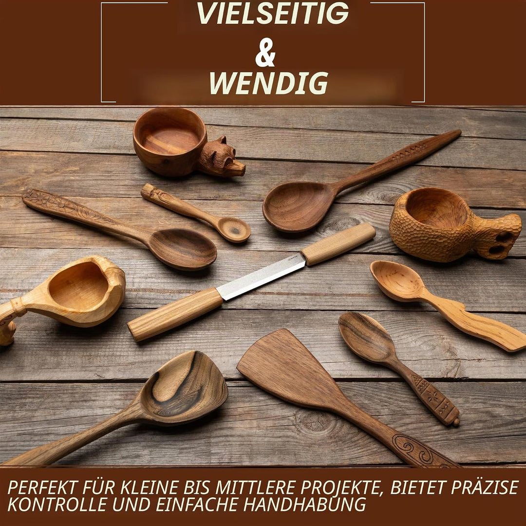 BeaverCraft DK2 Ziehmesser Holzbearbeitungswerkzeug 4,3" Ziehmesser Holzschnitzwerkzeuge Holzziehmes