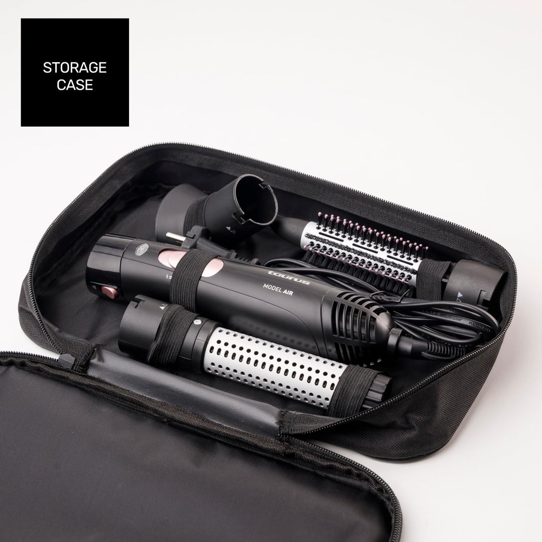 Taurus - Warmluftstyler Model Air 1200W | 360º Luftstrom-Technologie | 3 Geschwindigkeiten & Tempera
