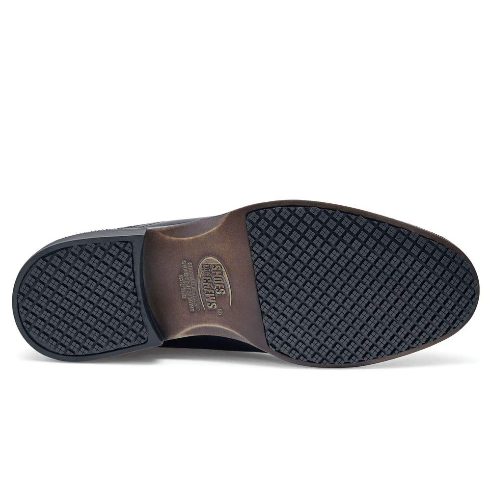 Shoes for Crews Schuhe Statesman – Bequeme Lederschuhe, gepolsterte Einlegesohlen, Rutschhemmende La