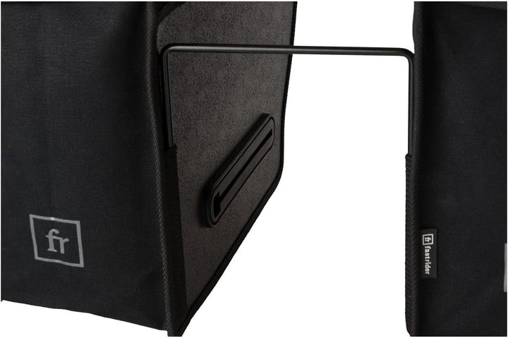 FastRider Canvas 93 Doppelte Fahrradtasche für Gepäckträger, 41L Seitentasche Fahrrad, 100% Kanevas