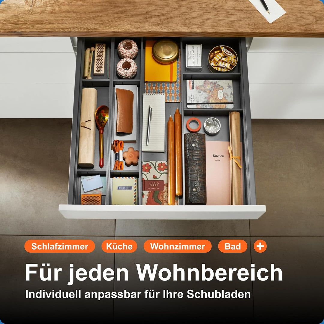 BLUM AMBIA-LINE Schubkastenrahmen schmal, NL450mm, Stahl oriongrau matt
