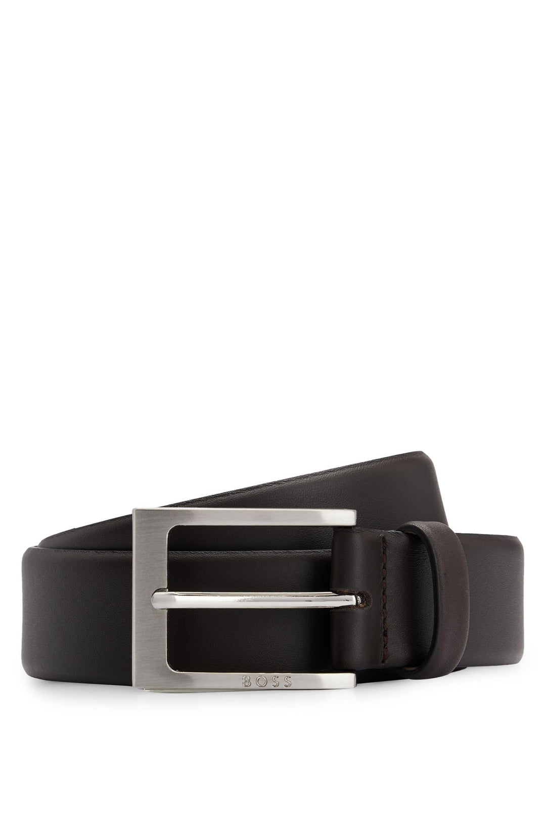 BOSS Herren Barnabie Gürtel 80 New - Dark Brown203, 80 New - Dark Brown203