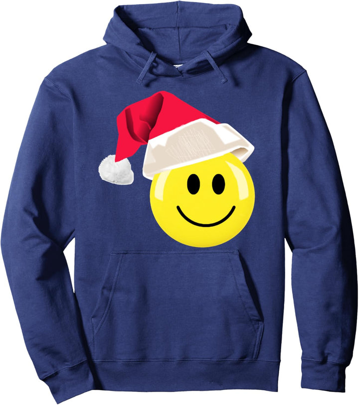 Smiley Santa Claus für Weihnachten Pullover Hoodie