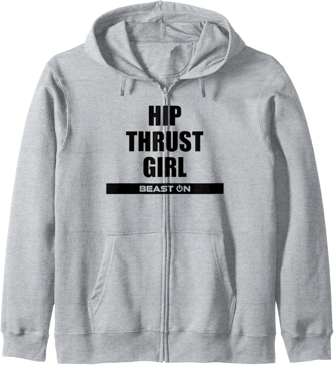 Hip Thrust Girl Fitness Bodybuilding Gym Motivation Sprüche Kapuzenjacke