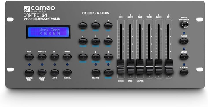 Cameo CONTROL 54-54-Kanal DMX-Controller & Adam Hall K3DMXT3 Terminator 3 pol 120 Ohm, 2 Stück Bundl