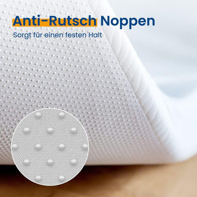 Newentor® Matratzen Topper 200x200cm H4 H5 Hart, Matratzentopper 200x200 Gel Boxspringbett Schlafsof