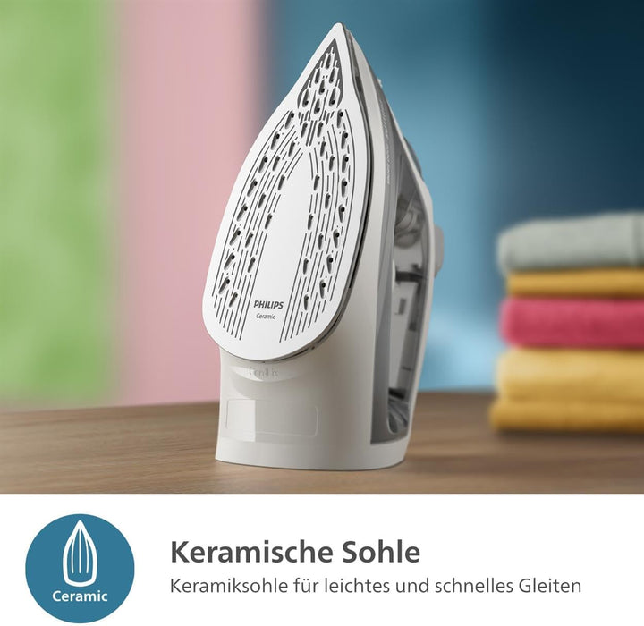 Philips 2000-Serie Dampfbügeleisen - Bis zu 25 g/min Dauerdampf. 2000W. 250 ml Wassertank. Schnelle