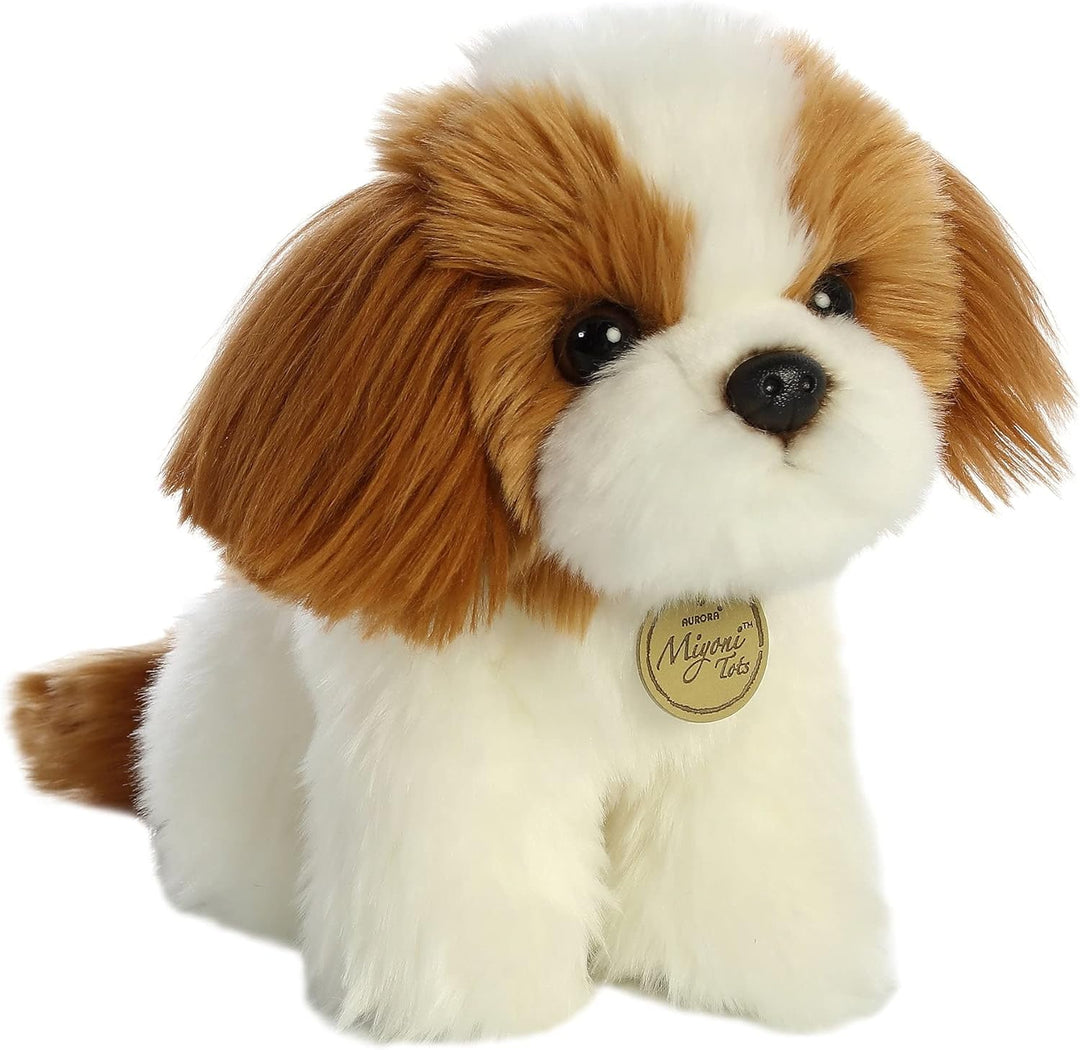 Aurora® Adorable Miyoni® Tots Shih Tzu Welpe Stofftier – lebensechte Details – geschätzte Begleiters