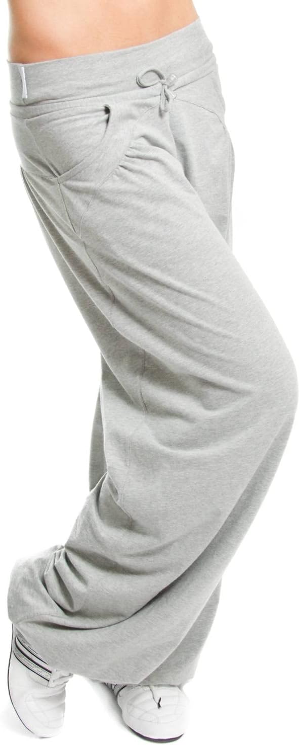 WINSHAPE Damen Trainingshose Dance Fitness Freizeit Sport XXL Grey-melange, XXL Grey-melange