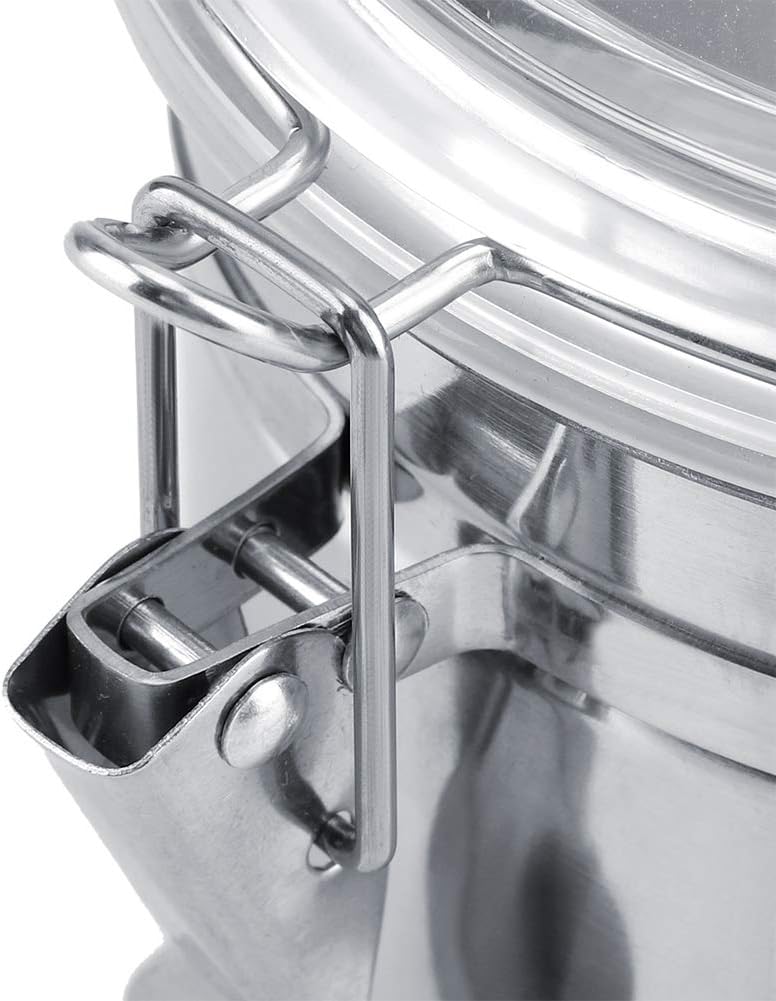 Tnfeeon Luftdichte Kaffeekanister Edelstahlbehälter 800ml mit原厂配件 für Küche Lagerung Tee Zucker Kaff