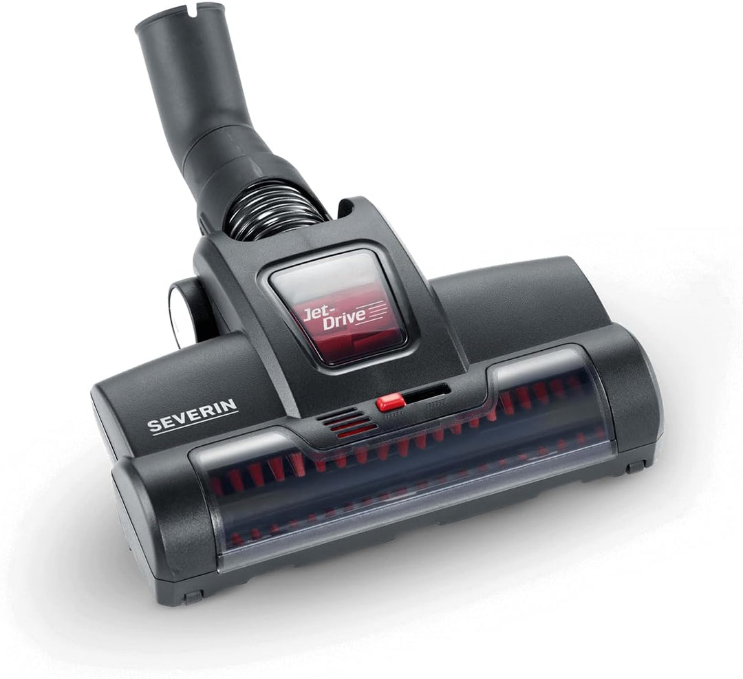 Severin Jet-Drive Turbobürste für Bodenstaubsauger, Inklusive 2 Reduzierhülsen, TB 7216, Schwarz