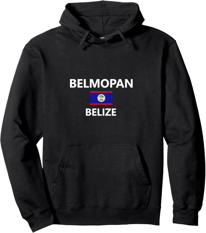 Belmopan Belize Flagge Land Flag Country Pullover Hoodie