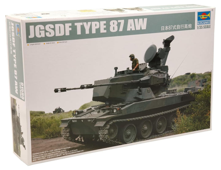 Trumpeter 1599 Modellbausatz JGSDF Type 87 SPH