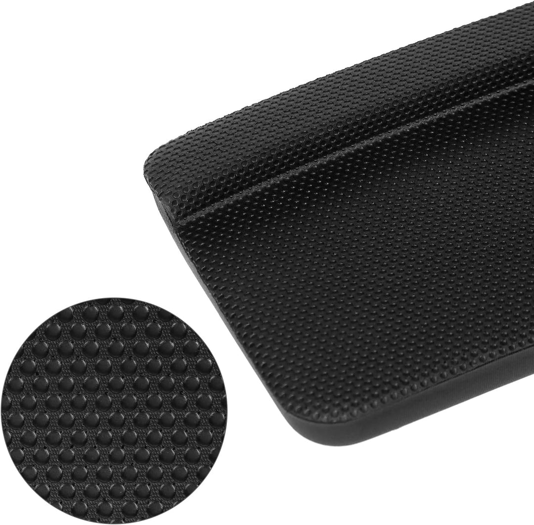 QWORK® 2er Set Ergonomische L-förmige Armauflage für Schreibtischkante, Memory-Schaum – Komfortable
