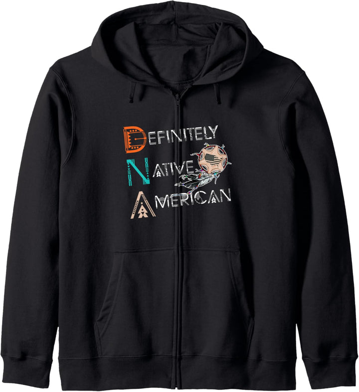 DNA Definitely Native American Heritage Day Indigenous Pride Kapuzenjacke