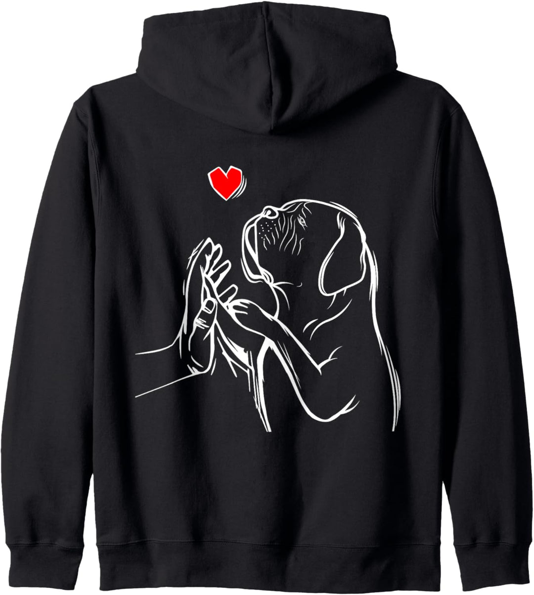 Dogue de Bordeaux Bordeauxdogge Hunde Frauchen Kapuzenjacke