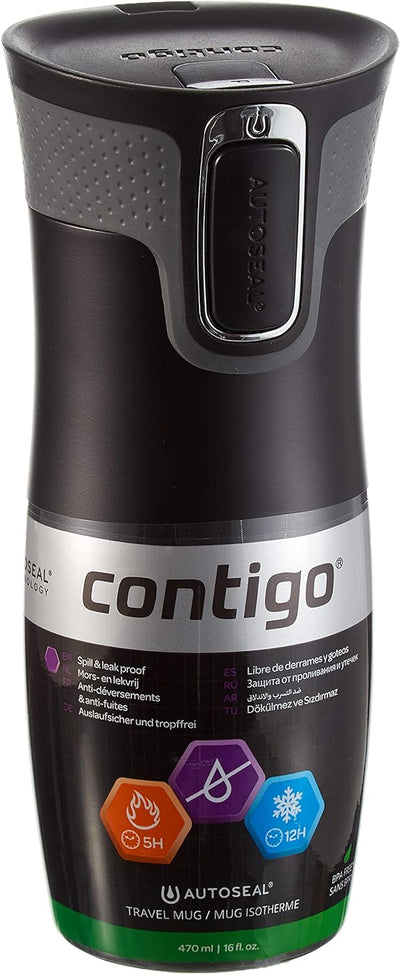 Contigo Thermobecher West Loop Schwarz (Matt Black), Schwarz (Matt Black)