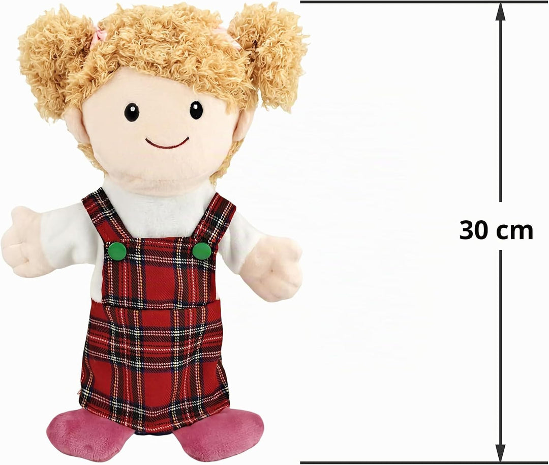 Familien-Handpuppen für Kinder, inklusive Opa, Oma, Vater, Mutter, Tochter, Sohn, perfekt zum Geschi