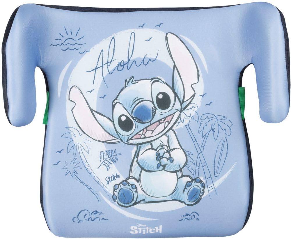Tataway Disney Stitch i-Size ECE R129 Autositz für Kinder, 126-150 cm, 22-36 kg, 6-12 Jahre alt, Gru