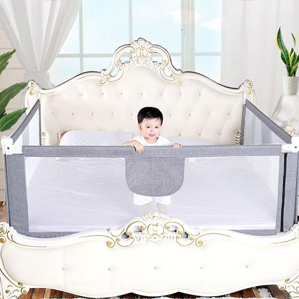 HUOLE Rausfallschutz Bett boxspringbett,Bettgitter Rausfallschutz für Kinder,Bettschutzgitter Bed Ra