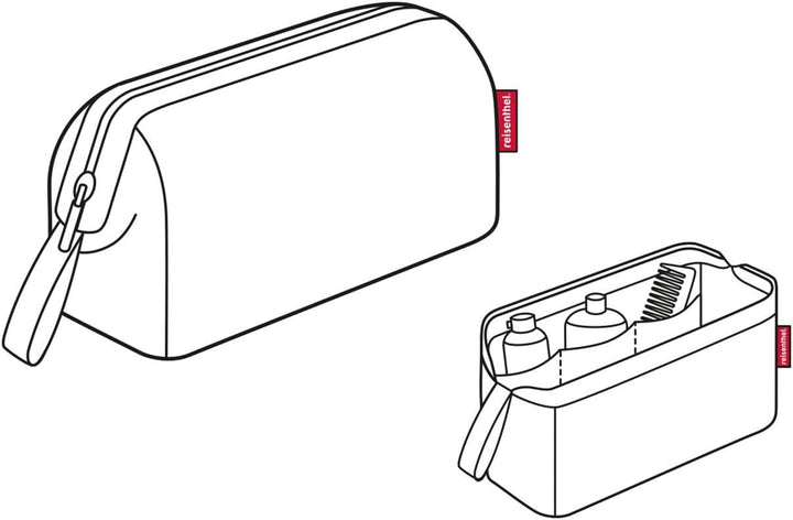 reisenthel travelcosmetic - Starke robuste und praktische Reisekosmetiktasche, Handschlaufe, wassera