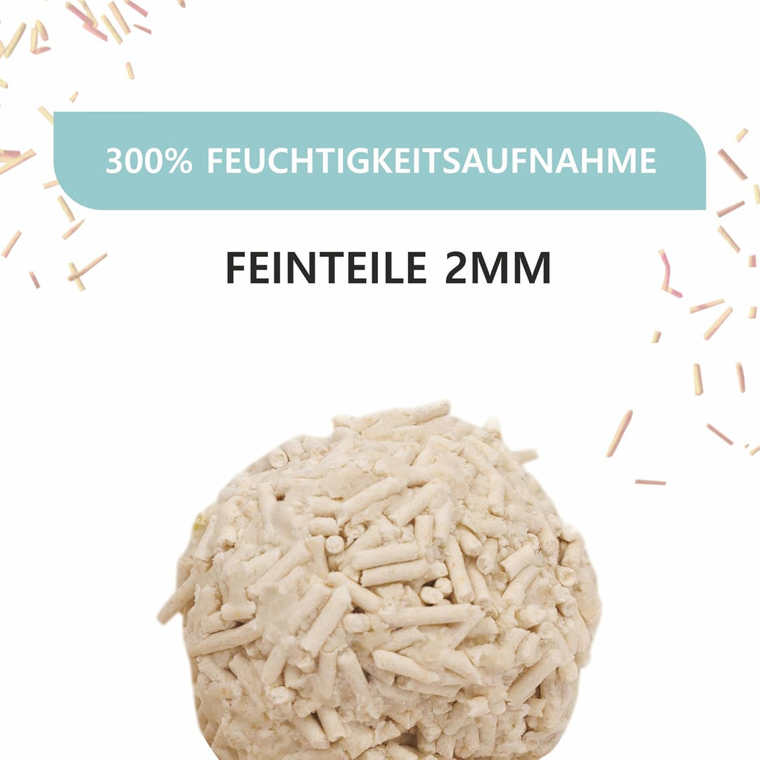 Tofu-Katzenstreu für Katzen (18L/7,5Kg) - Natürlich und biologisch abbaubar - Sofort klumpend, staub