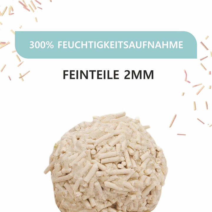 Tofu-Katzenstreu für Katzen (18L/7,5Kg) - Natürlich und biologisch abbaubar - Sofort klumpend, staub