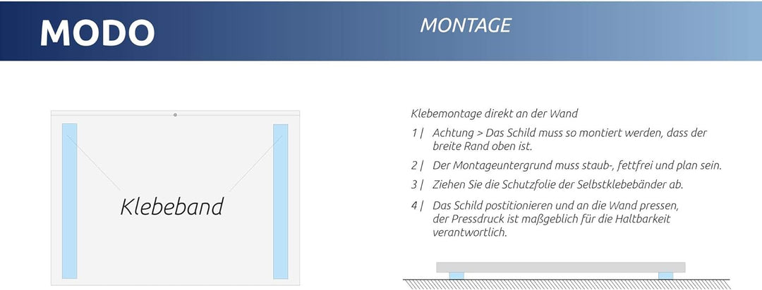 SCHILDER Systeme 10 STK. MODOplex Büroschild | Silber eloxiert inkl. Abdeckscheibe | 149x108mm | 2mm