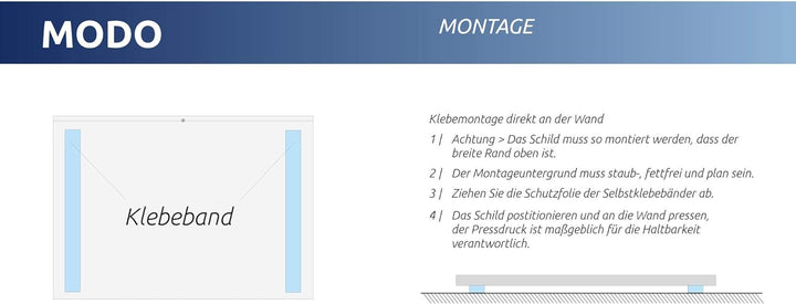 SCHILDER Systeme 10 STK. MODOplex Büroschild | Silber eloxiert inkl. Abdeckscheibe | 149x108mm | 2mm
