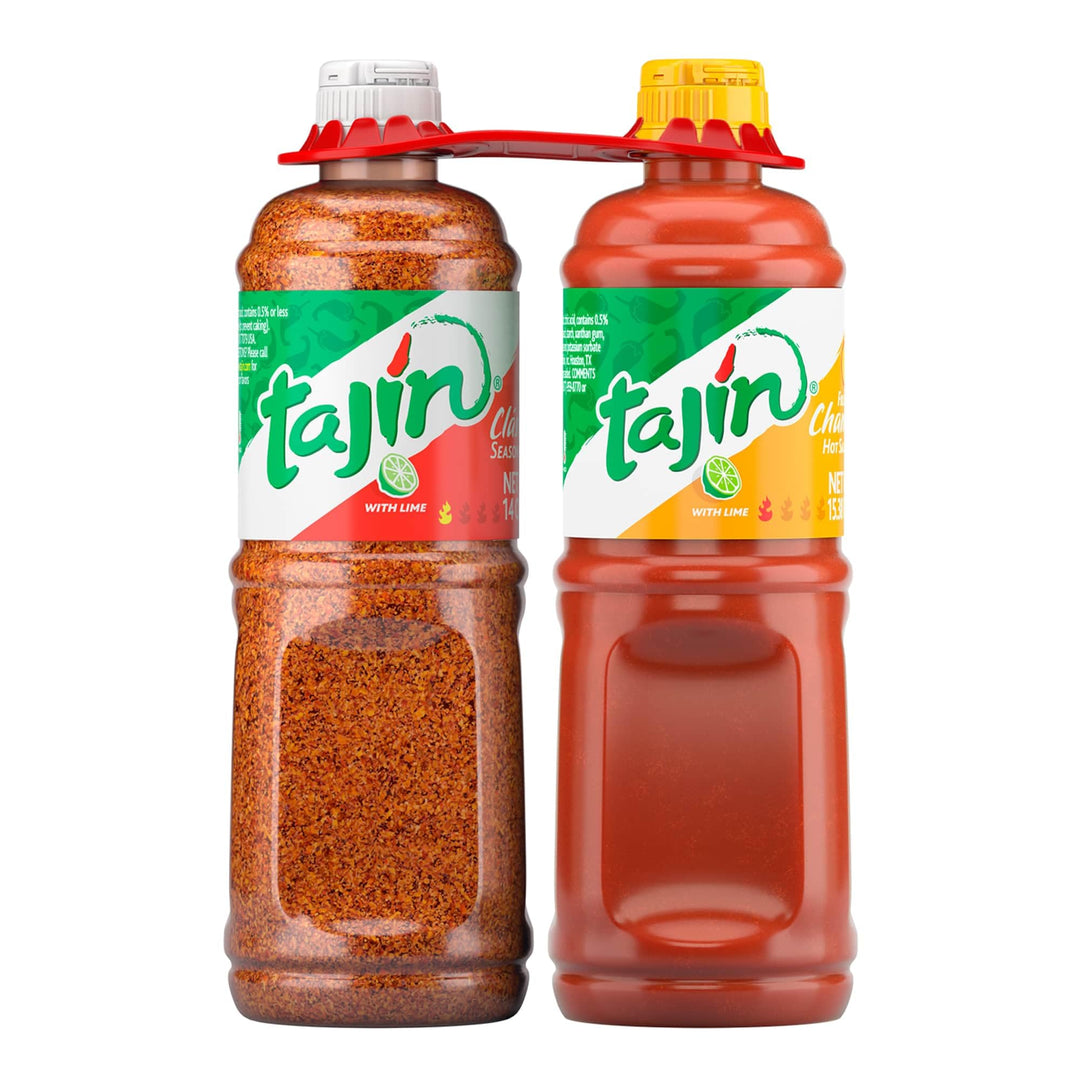 Tajín Clásico Gewürz 440 ml und Tajín Fruchtige Chamoy Sauce 446 ml Bundle (2 Stück)