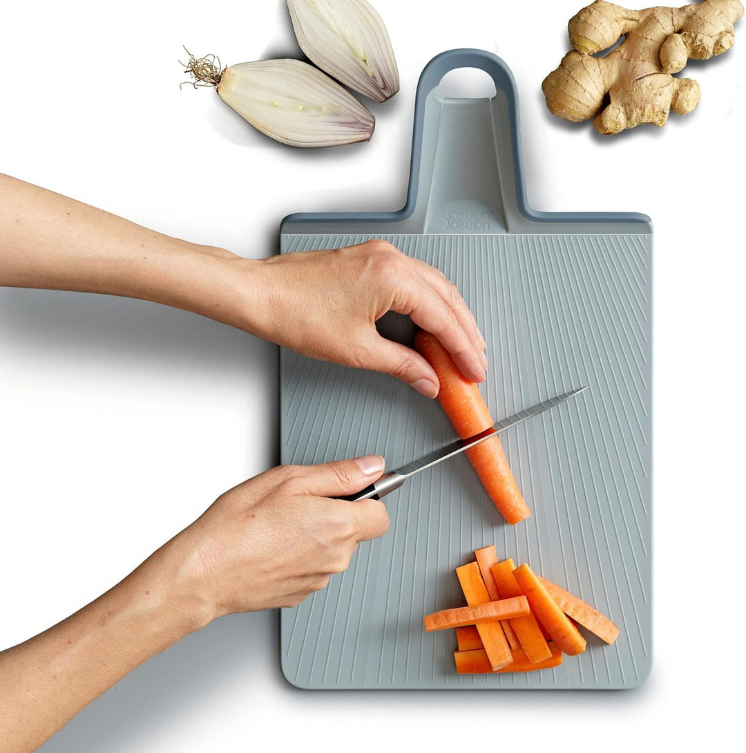 Joseph Joseph Chop2Pot Plus Faltbares Schneidebrett (Gross) - Grau 37.5L x 7B cm Pale Blue, 37.5L x