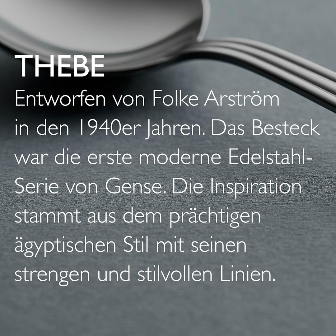 Gense Besteckset 16 Teilen Matter Stahl, Matter Stahl