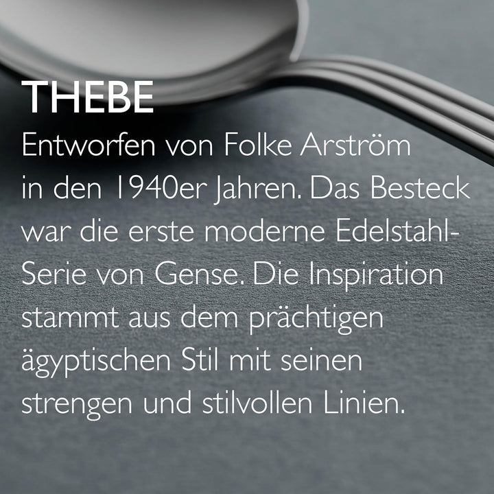 Gense Besteckset 16 Teilen Matter Stahl, Matter Stahl