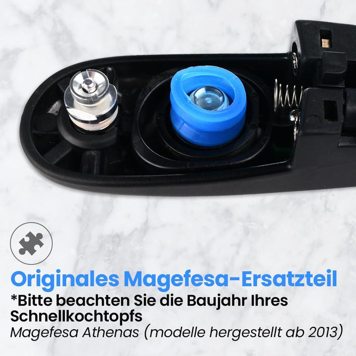 Anakel Home Ersatzset mit oberem Griff, Regelventil und Druckventil für Magefesa Athenas Schnellkoch