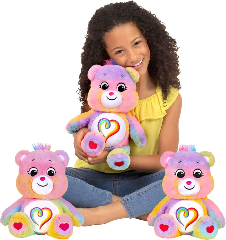 Care Bears 22077 14 Inch Medium Plush Togetherness Bear, Collectable Cute Plush Toy, Cuddly Toys for