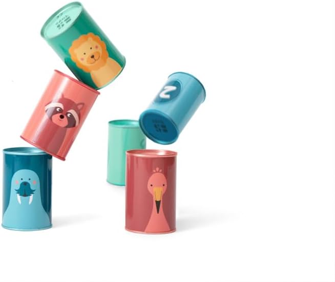 BS Toys Dosenwerfen - Spielzeug für Draussen/Outdoor - ab 3 Jahre - Wurfspiel für Kinder - Kinderspi
