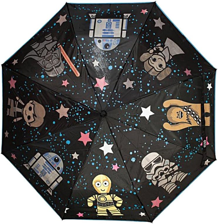Star Wars Rain Reactive Color Changing Umbrella Characters Bioworld Ombrelli