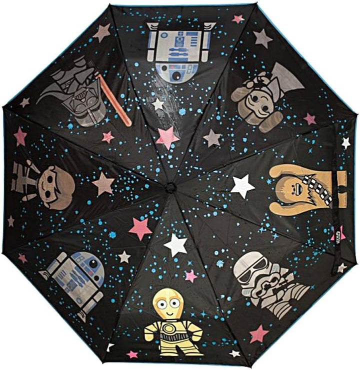 Star Wars Rain Reactive Color Changing Umbrella Characters Bioworld Ombrelli