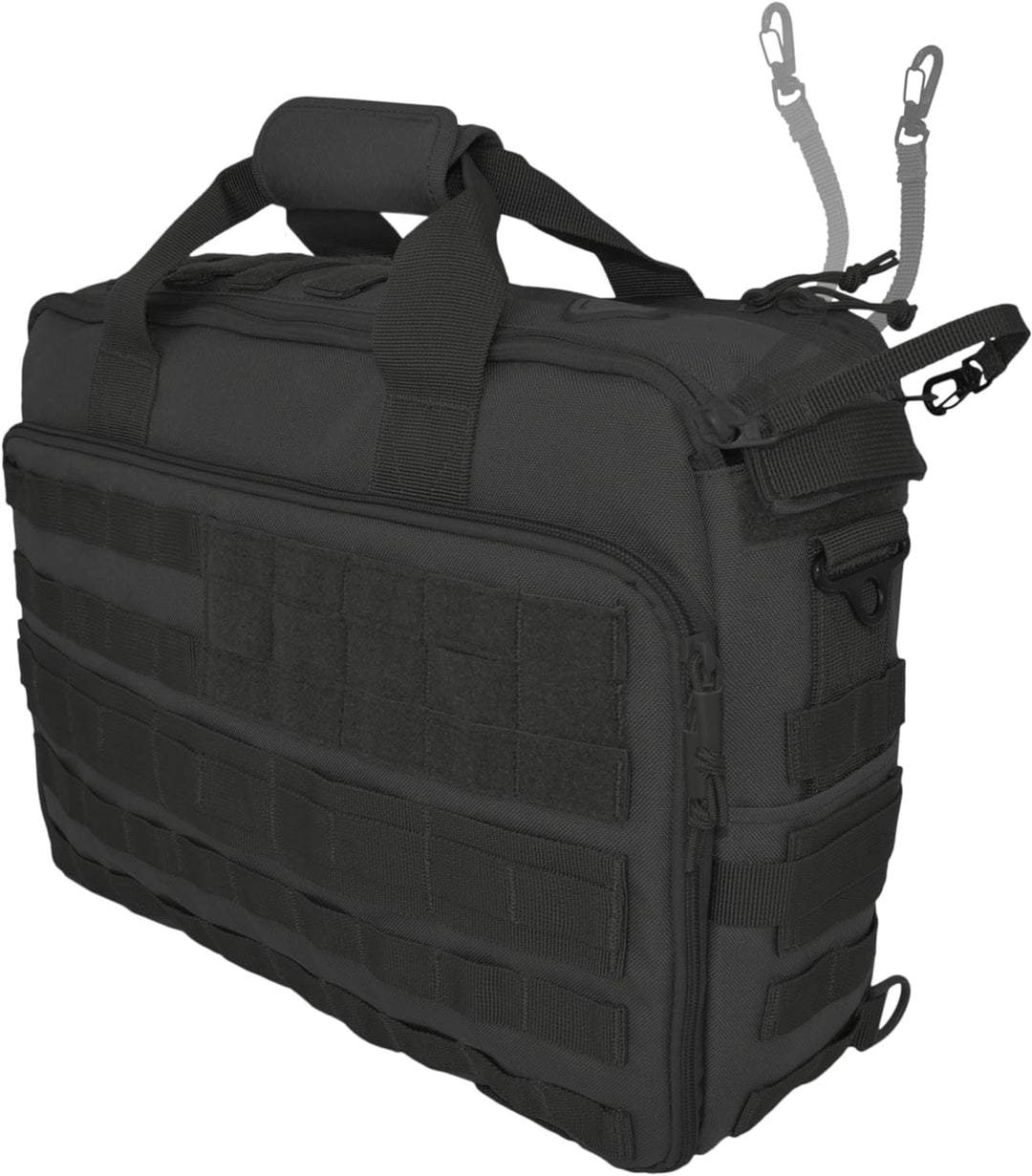 Hazard 4 Unisex-Erwachsene Messenger of Doom M O D Aktentasche, Schwarz