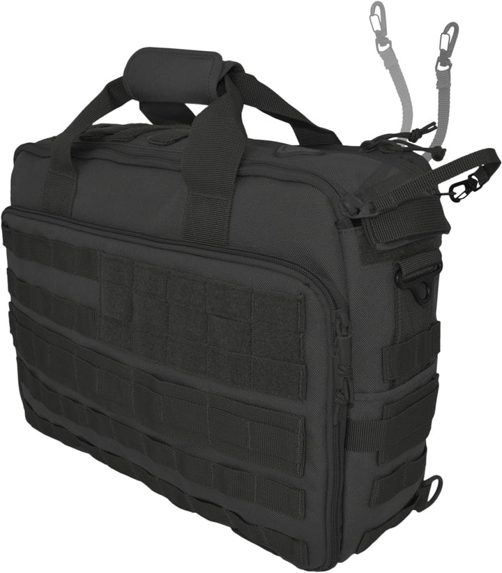 Hazard 4 Unisex-Erwachsene Messenger of Doom M O D Aktentasche, Schwarz
