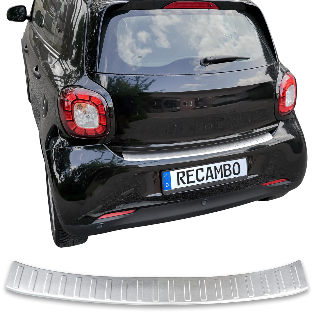 Ladekantenschutz Edelstahl MATT kompatibel für Smart ForFour | W453 | BJ 2014-2019 | premium Qualitä