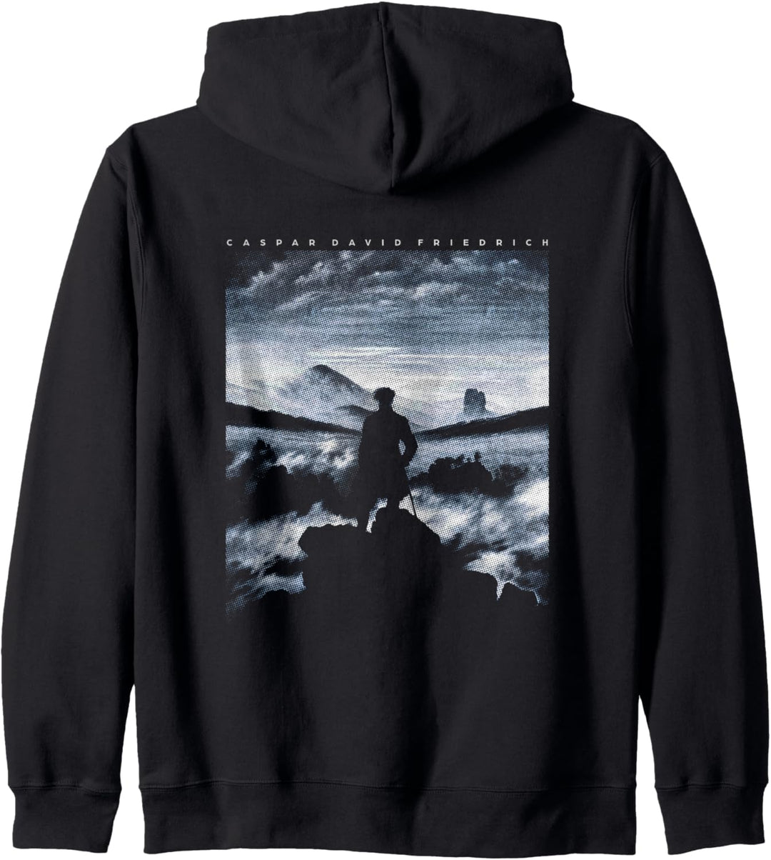 Caspar David Friedrich Wanderer Über Dem Nebelmeer Kapuzenjacke