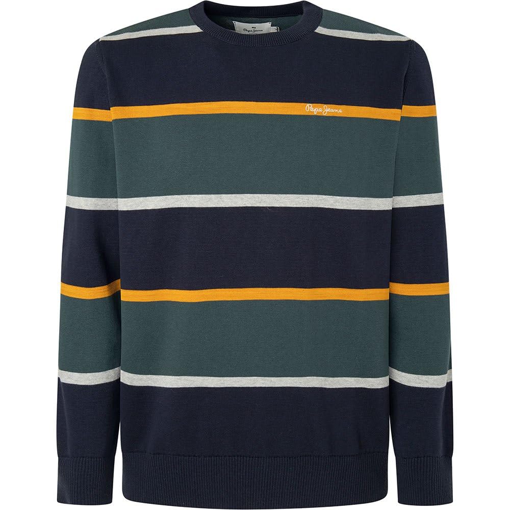 Pepe Jeans Herren Sylvester Pullover XL Blau (Dulwich), XL Blau (Dulwich)