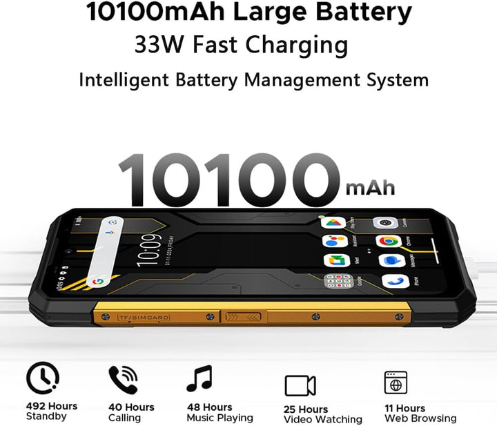 DOOGEE S200X 5G Smartphone, tragbar, bruchsicher, Dimensity 7050 32 GB + 512 GB, Android 14 Telefon