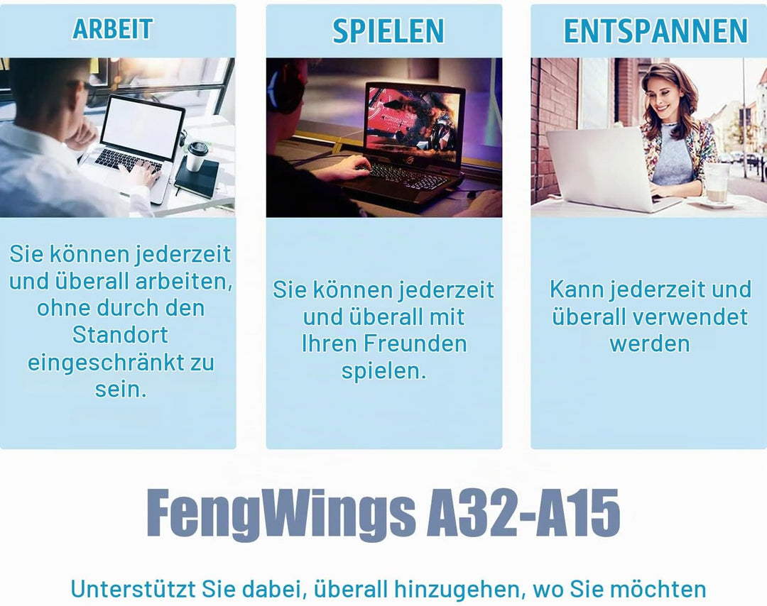 FengWings® A32-A15 akku, Ersetzen Für Medion Akoya A32-A15 AKKU, Medion E6221 | E6222 | E6227 | E623