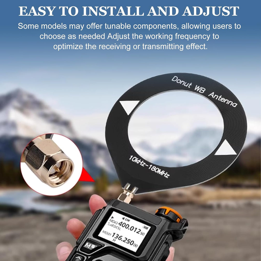 SI4732 Taschenradio 0.5-108MHz, Radio im Taschenformat mit 1,9" IPS Farbdisplay, Vollband-Empfänger