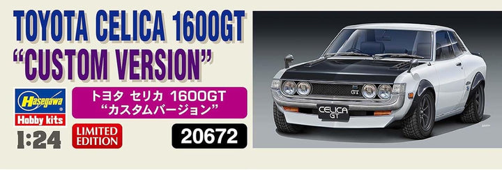 Hasegawa 620672-1/24 Toyota Celica 1600 GT, Customs Version - Massstab 1:24